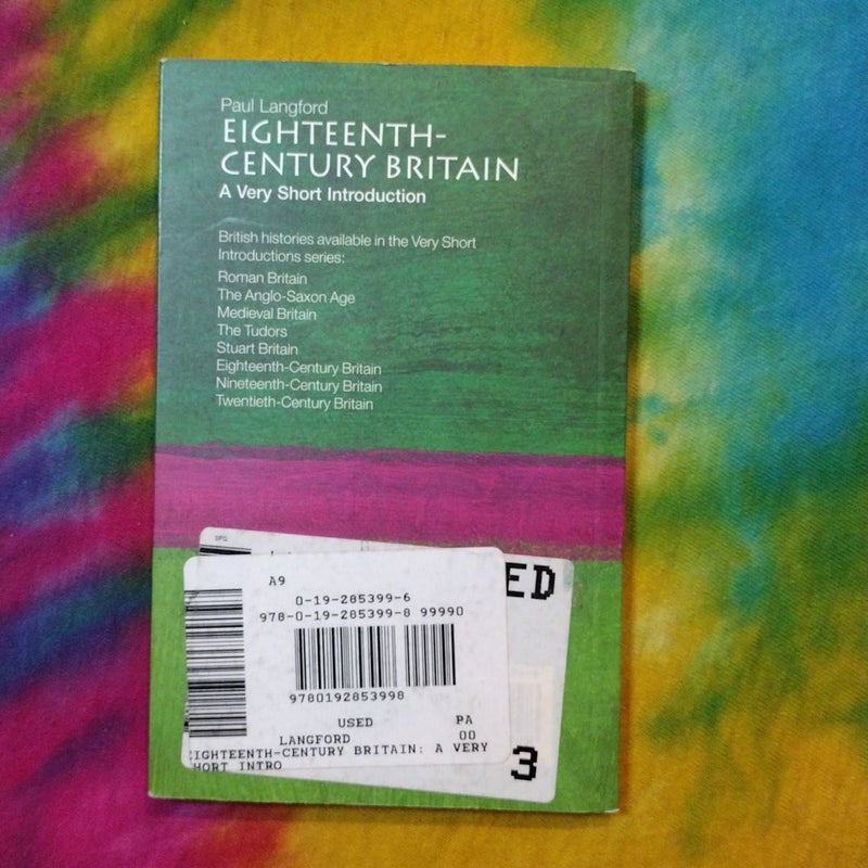 Eighteenth-Century Britain: a Very Short Introduction