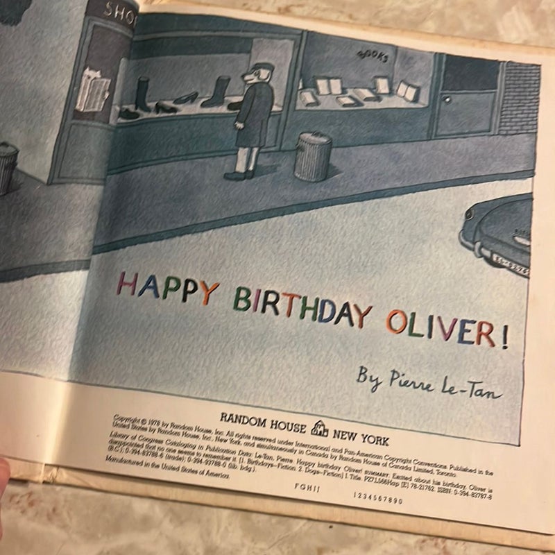 Happy Birthday Oliver!