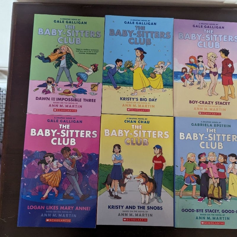 The Baby-Sitters Club Bundle, Books 5,6,7,8, 10 and 11. Dawn and the Impossible Three