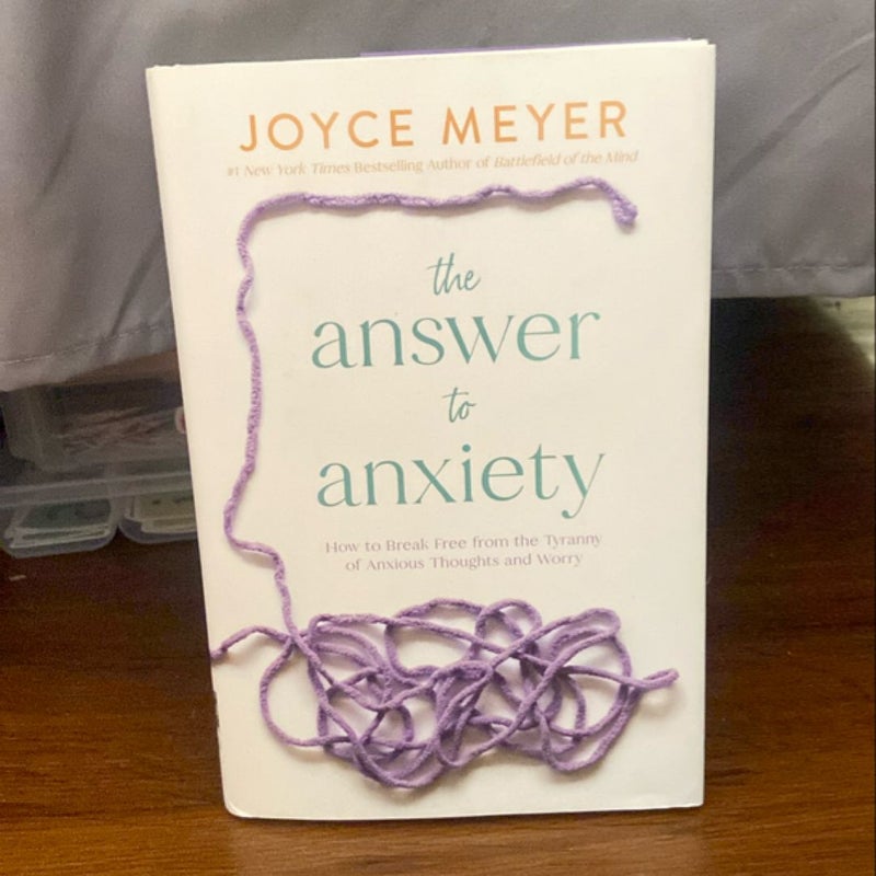 The Answer to Anxiety