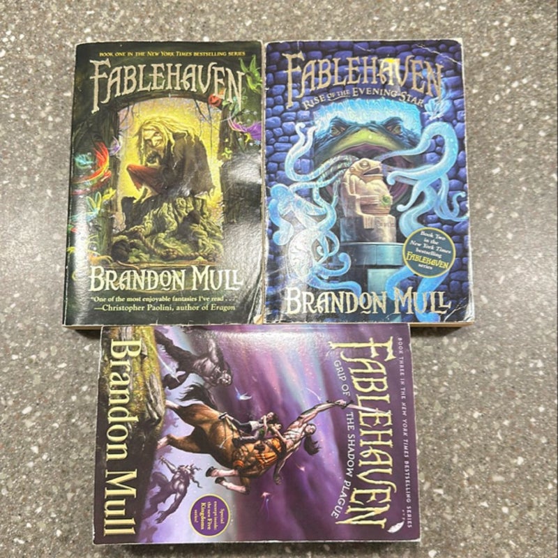 Fablehaven Triology Bundle: includes rise of the evening star and grip of the shadow prince