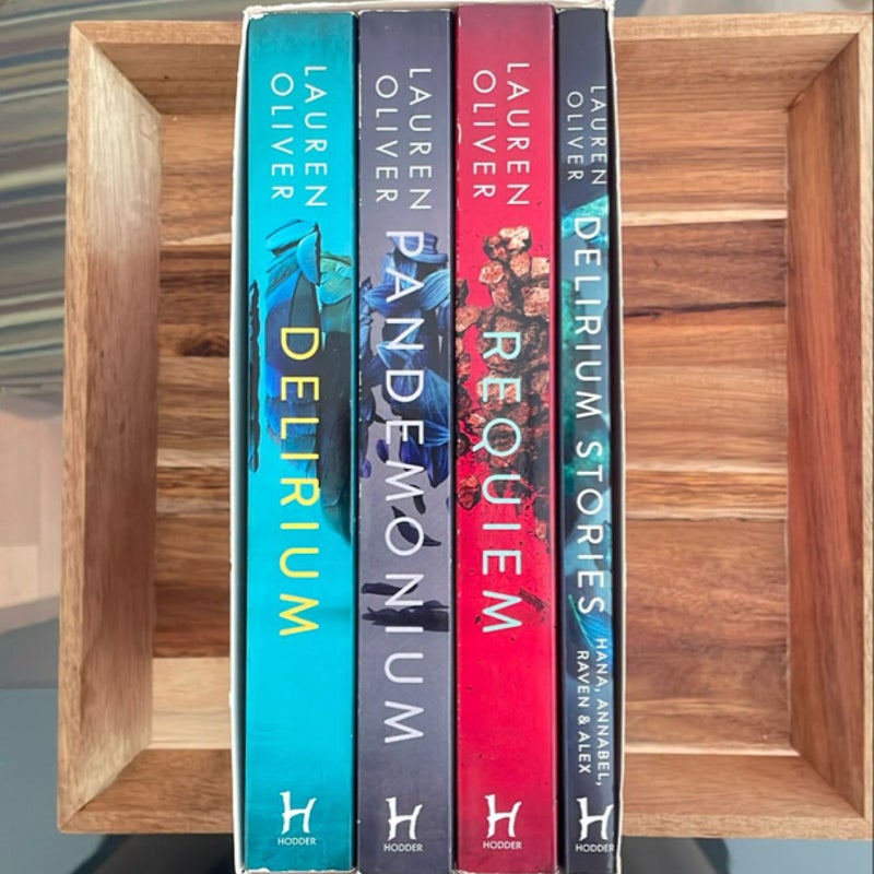 Delirium Complete Four Book Collection 