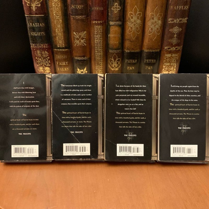 Complete Priests Series 1-4 Set: Lady of Poison, Mistress of the Night, Maiden of Pain, Queen of the Depths, All First Edition First Printing