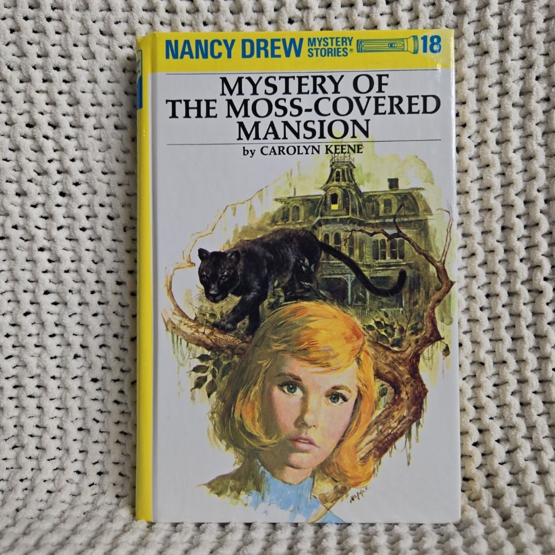 Mystery at the Moss popular Covered Mansion - Nancy Drew - 1941 Grosset & Dunlap - Carolyn Keene - Hardcover w/ Dust Jacket [Very Good+]