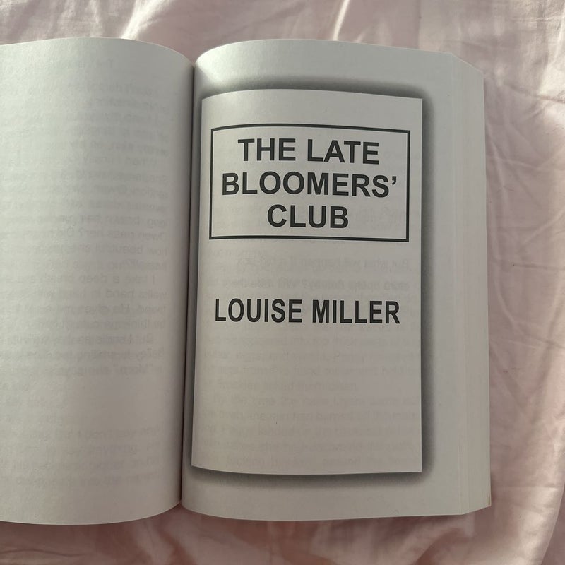 The Late Bloomers' Club by Louise Miller: 9781101981245 |  : Books