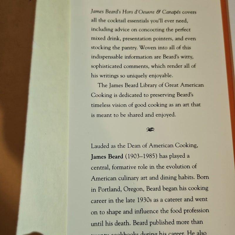 James Beard's Hors D'oeuvre & Canapes