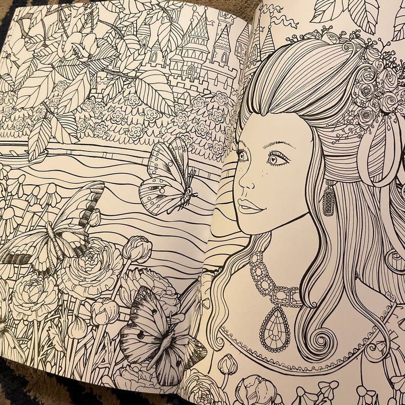 Beauty and the Beast: a Coloring Book