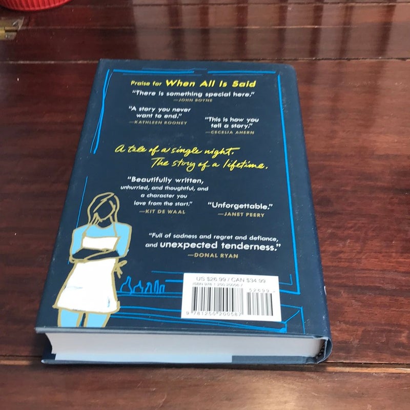 When All Is Said * 1st US ed./1st 