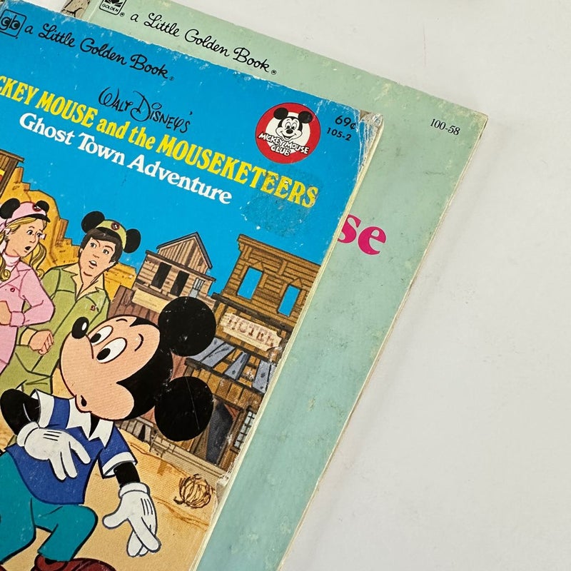 Mickey/Minnie Little Golden Books-Lot of 9