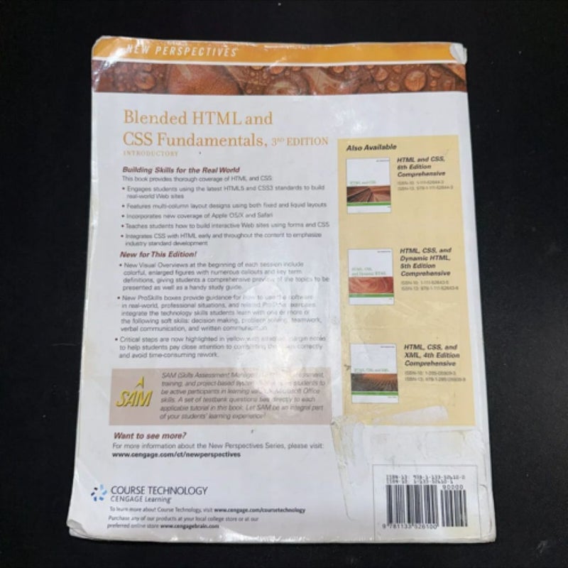 New Perspectives on Blended HTML and CSS Fundamentals