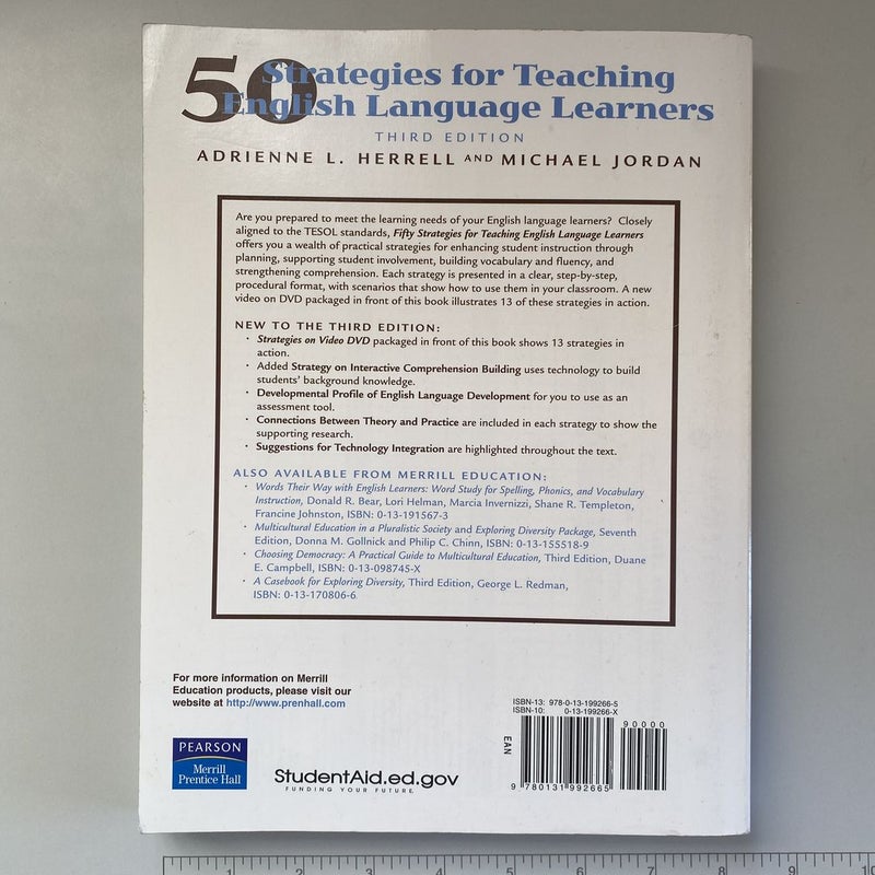 Fifty Strategies for Teaching English Language Learners