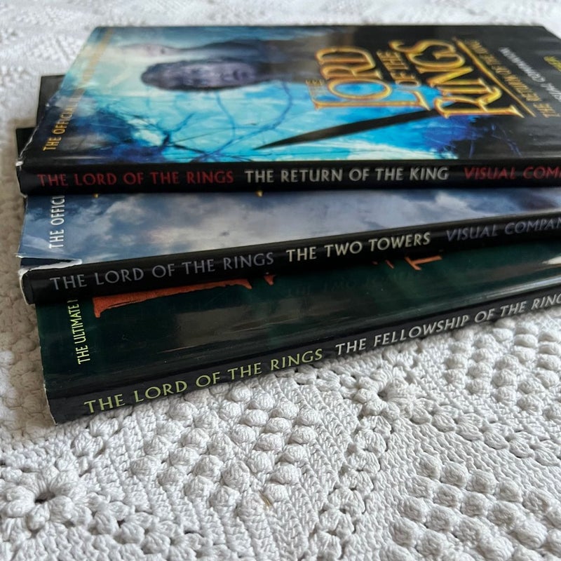 The Lord of the Rings Ultimate Visual Companion 3 Book Set