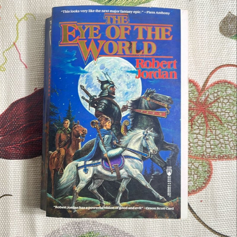 EYE OF THE WORLD 1ST ED 1ST PRINTING Wheel Of Time Robert Jordan Paperback