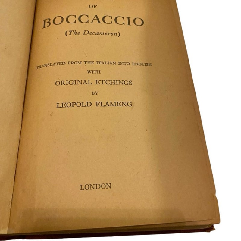 Stories Of Boccaccio (The Decameron)