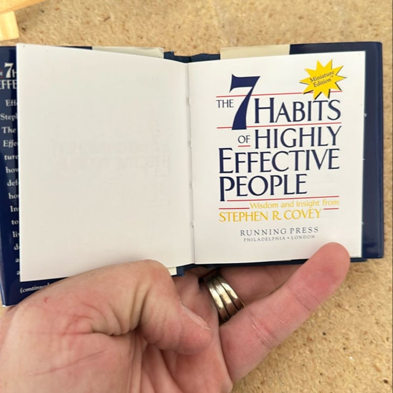 The 7 Habits of Highly Effective People (Miniature Editions)