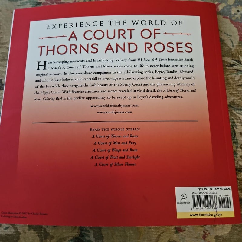 A Court of Thorns and Roses Coloring Book