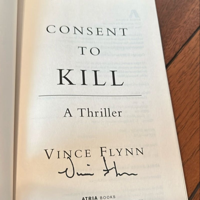 Consent to Kill—signed