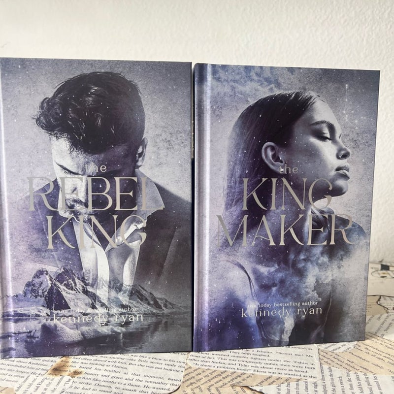 Eternal Embers- King Makers by Kennedy Ryan hardback set- signed