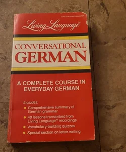 Living Language Conversational German Manual