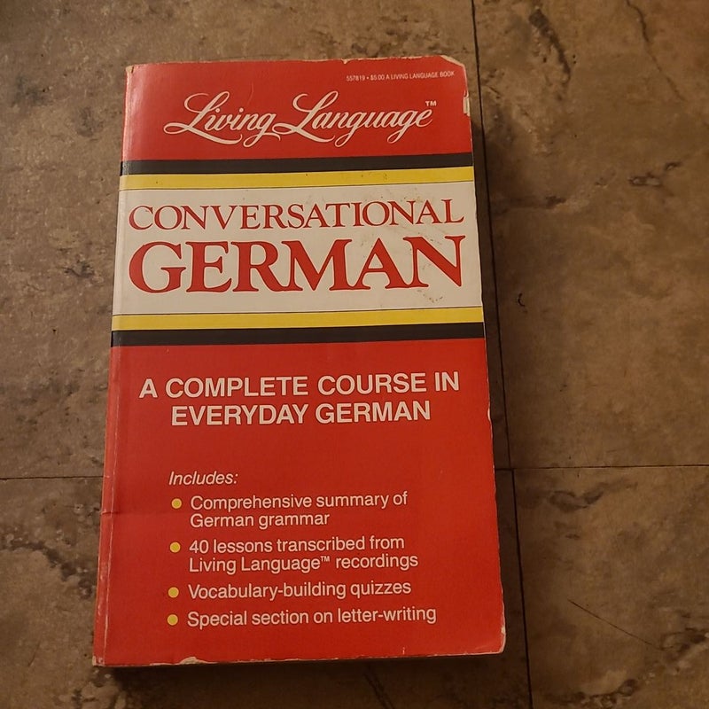 Living Language Conversational German Manual