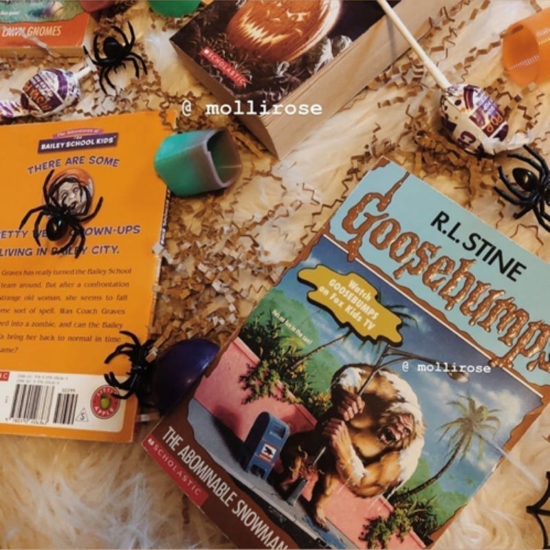 90s Nostalgic Halloween Scholastic Book Fair theme Goodie Bag 