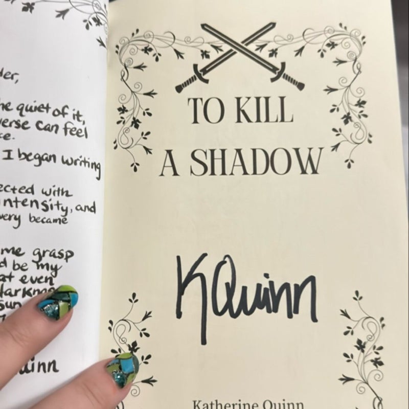 To Kill a Shadow