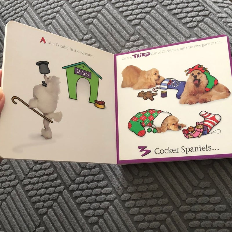 The Twelve Dogs of Christmas Board Book