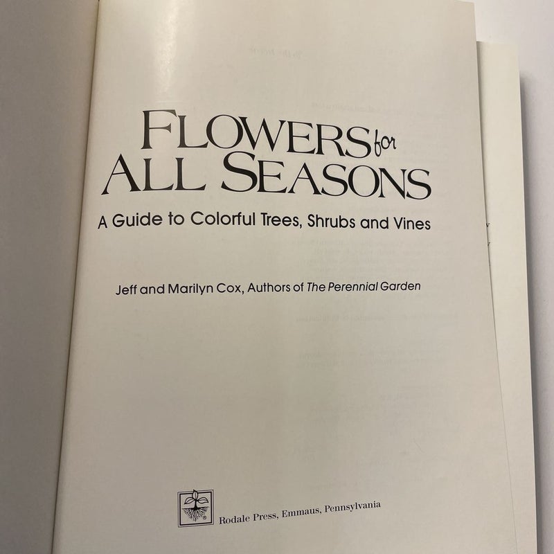 Flowers for All Seasons