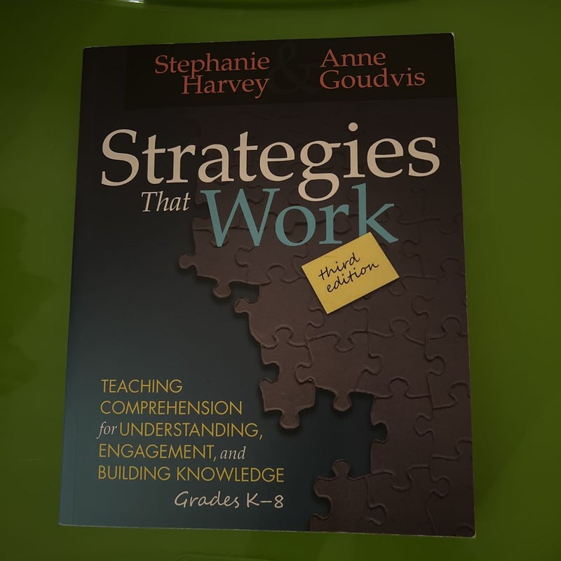 Strategies That Work, 3rd Edition