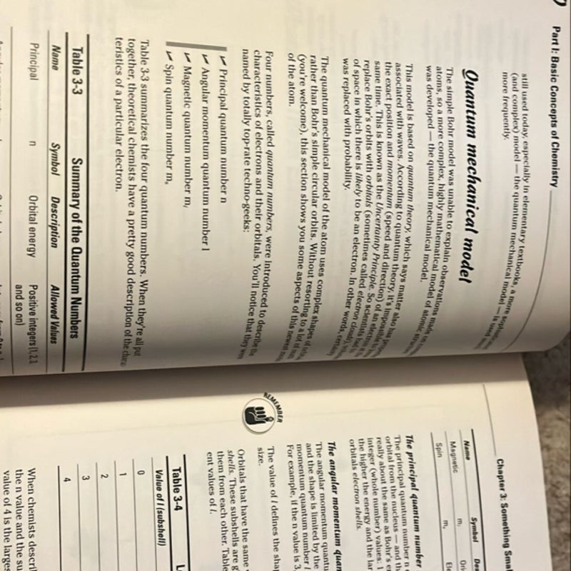 Chemistry for Dummies