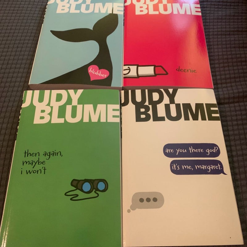Judy Blume 4pc Book Lot 