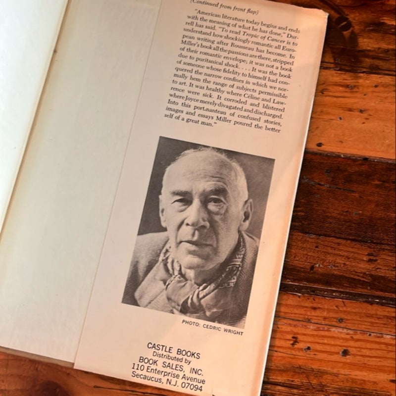 TROPIC OF CANCER 1961 HC DJ Excellent