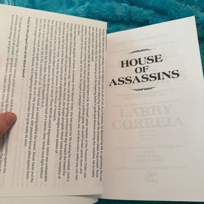 ADVANCE READER’S EDITION ARC TRUE FIRST EDITION House of Assassins