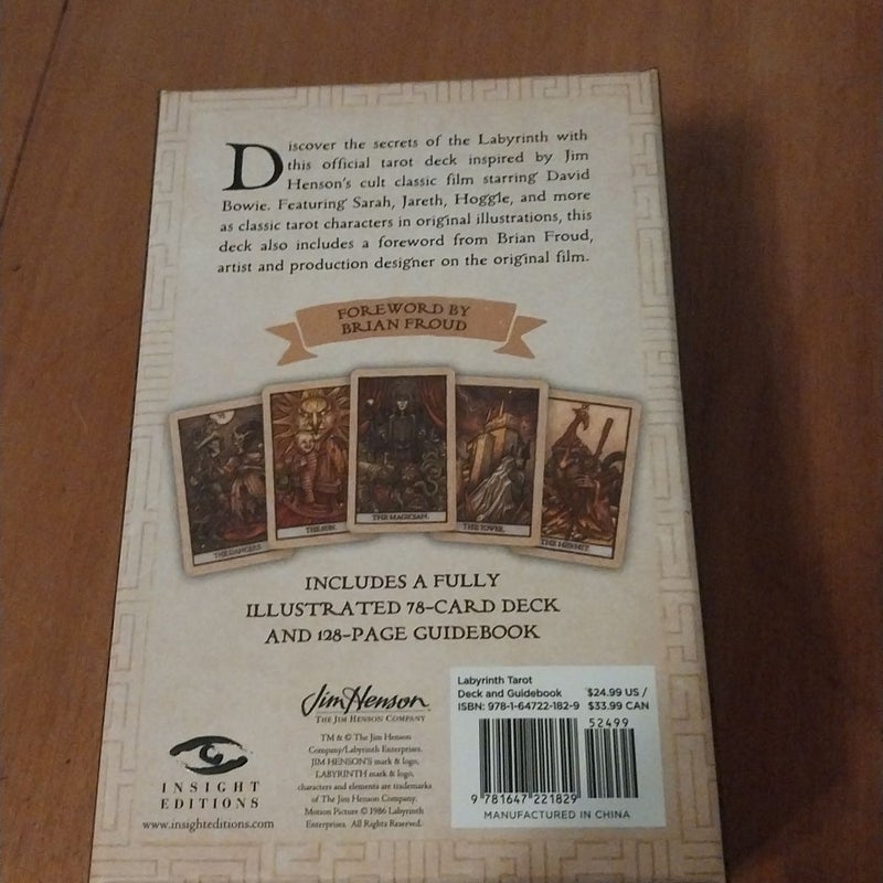 Labyrinth Tarot Deck and Guidebook | Movie Tarot Deck
