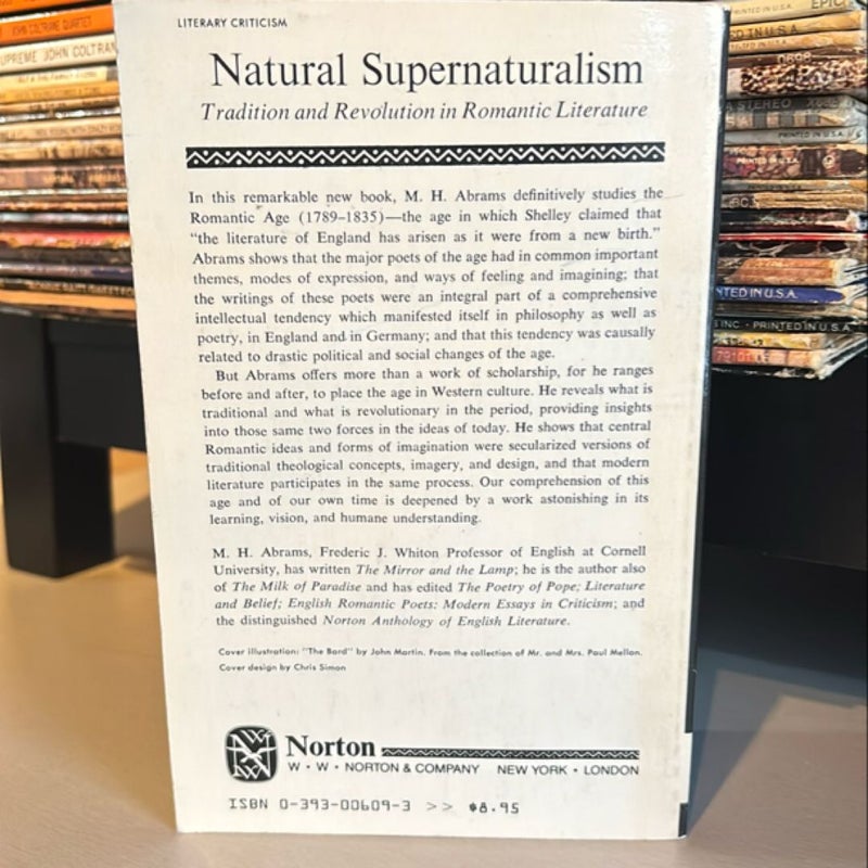 Natural Supernaturalism