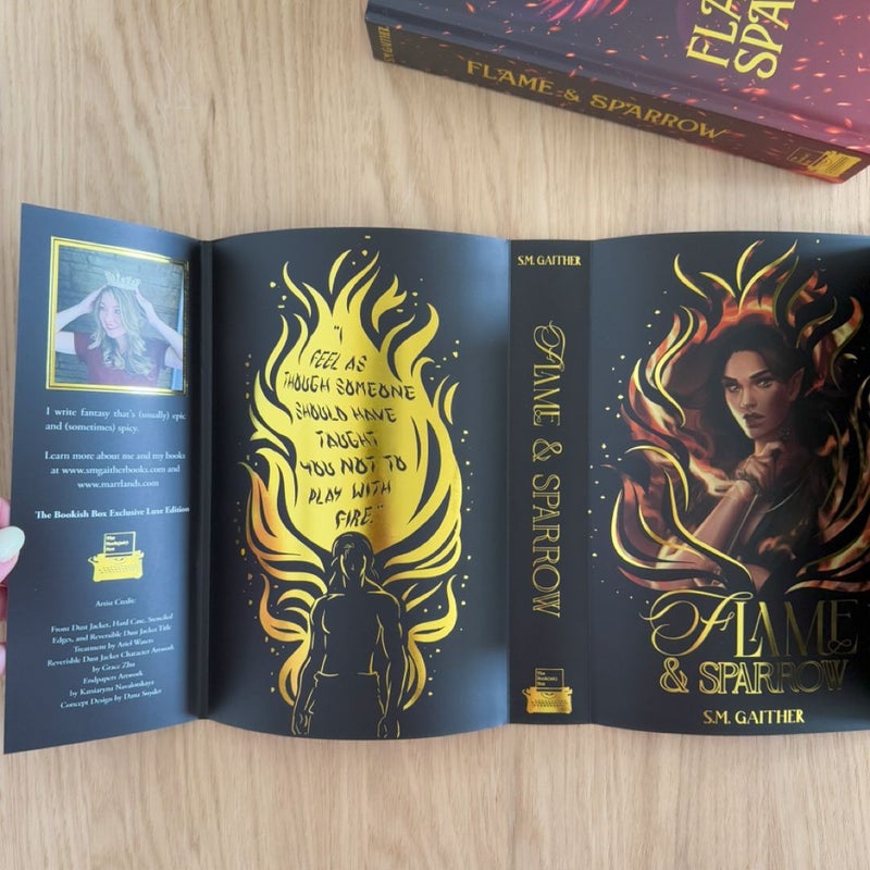 OOP Flame & Sparrow SIGNED *Bookish Box Exclusive Edition*