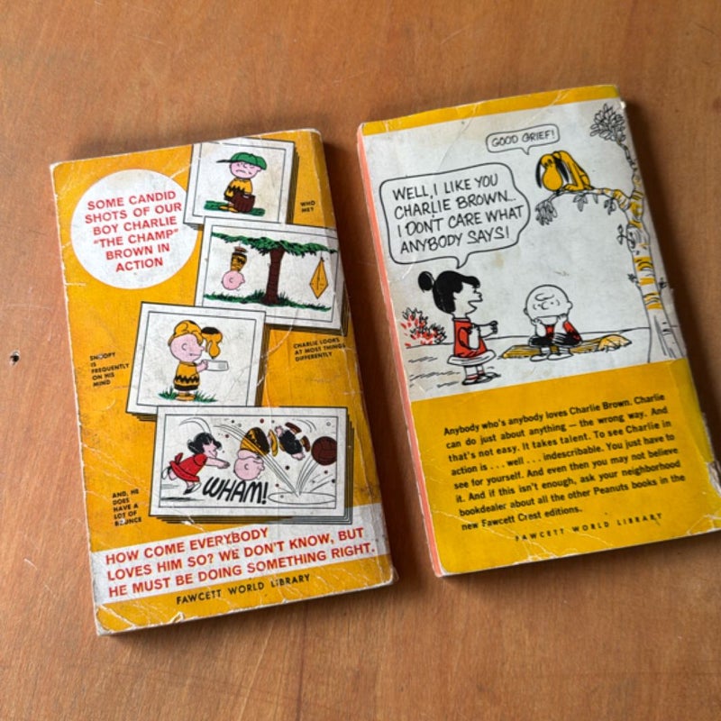 Peanuts Comic Books, lot of 2
