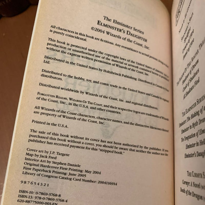 Forgotten Realms: Elminster's Daughter, Elminster 5