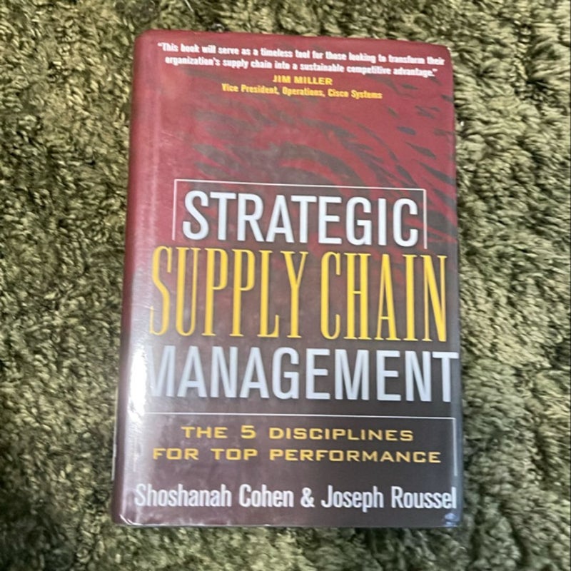 Strategic Supply Chain Management