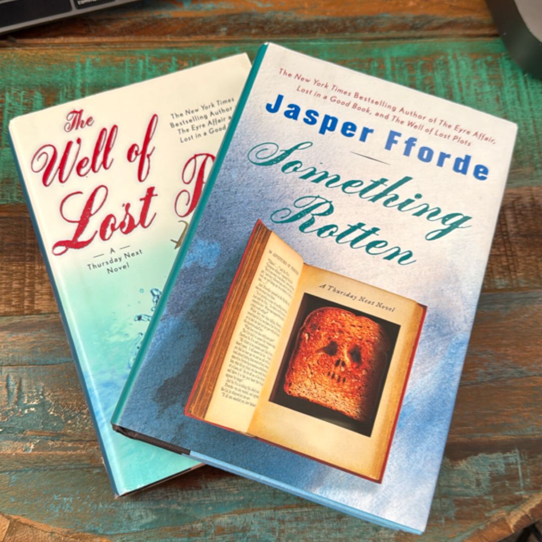 2 BOOKS: The Well of Lost Plots + Something Rotten