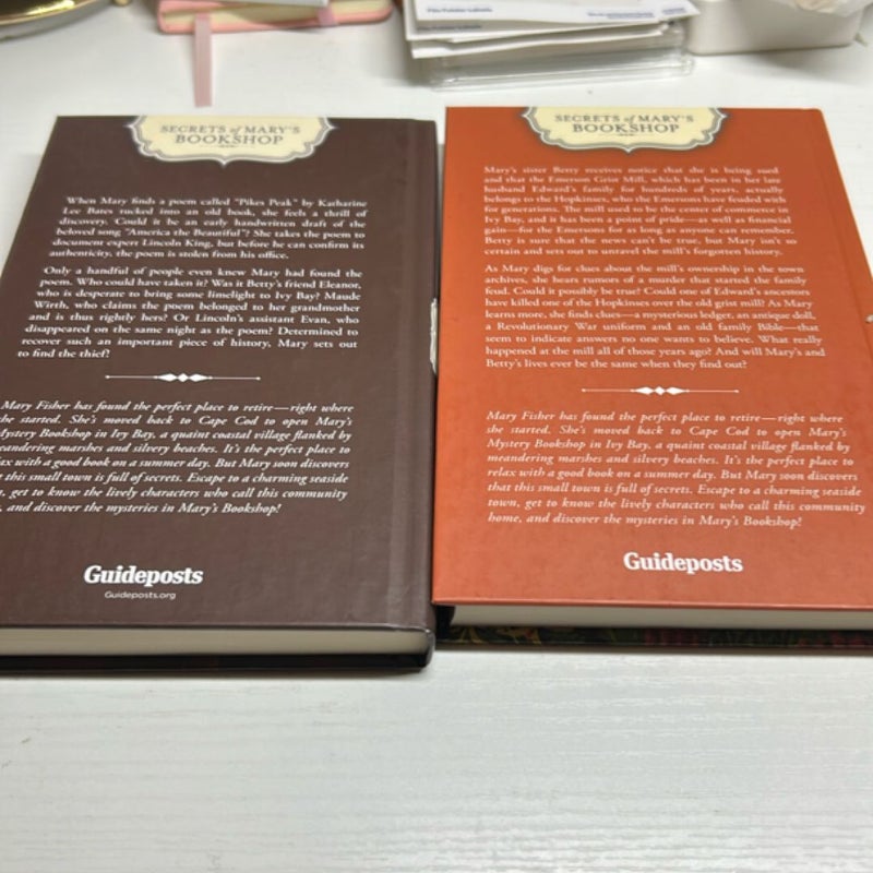 Lot of 4: Secrets of Mary’s Bookshop