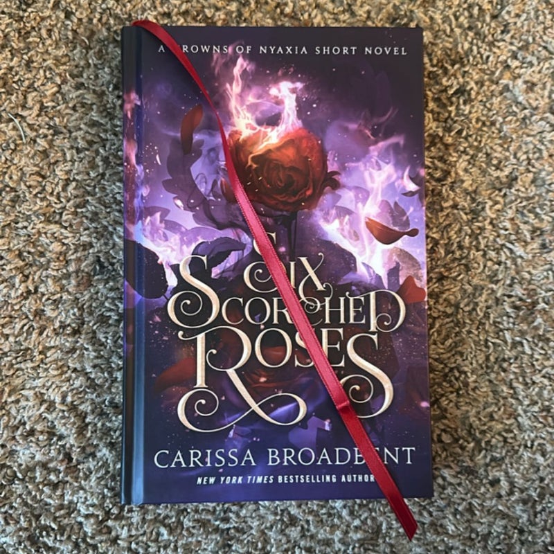 Six scorched roses 