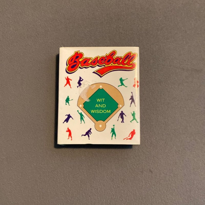 Baseball Wit and Wisdom (mini book)