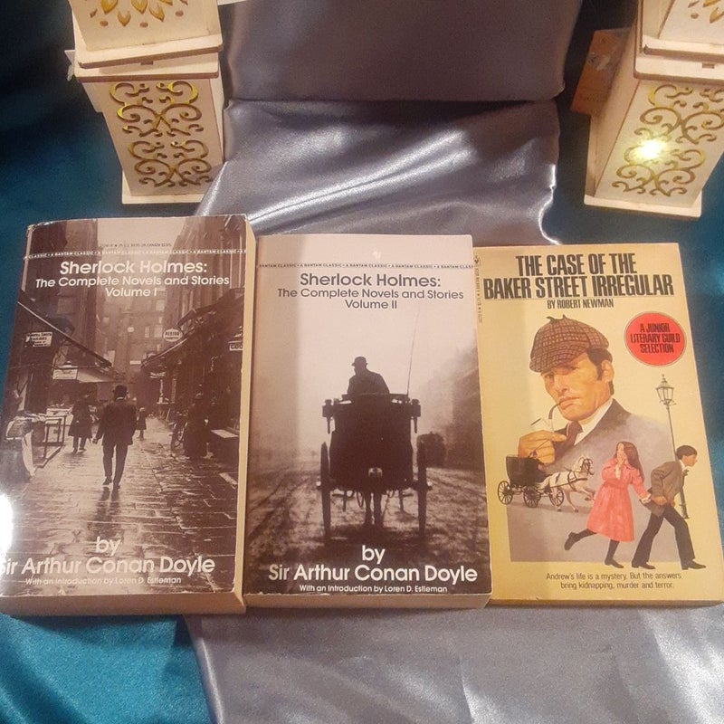 5 Sherlock Holmes books! Complete Novels volumes 1 & 2, Baker Street Irregular, Giant Rat of Sumatra, S.H. and the Voices from the Crypt