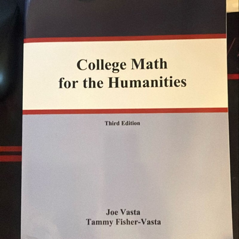 College Math for the Humanities by Joe Vasta