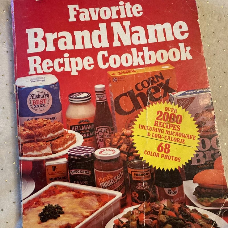 Favorite brand name recipe cookbook