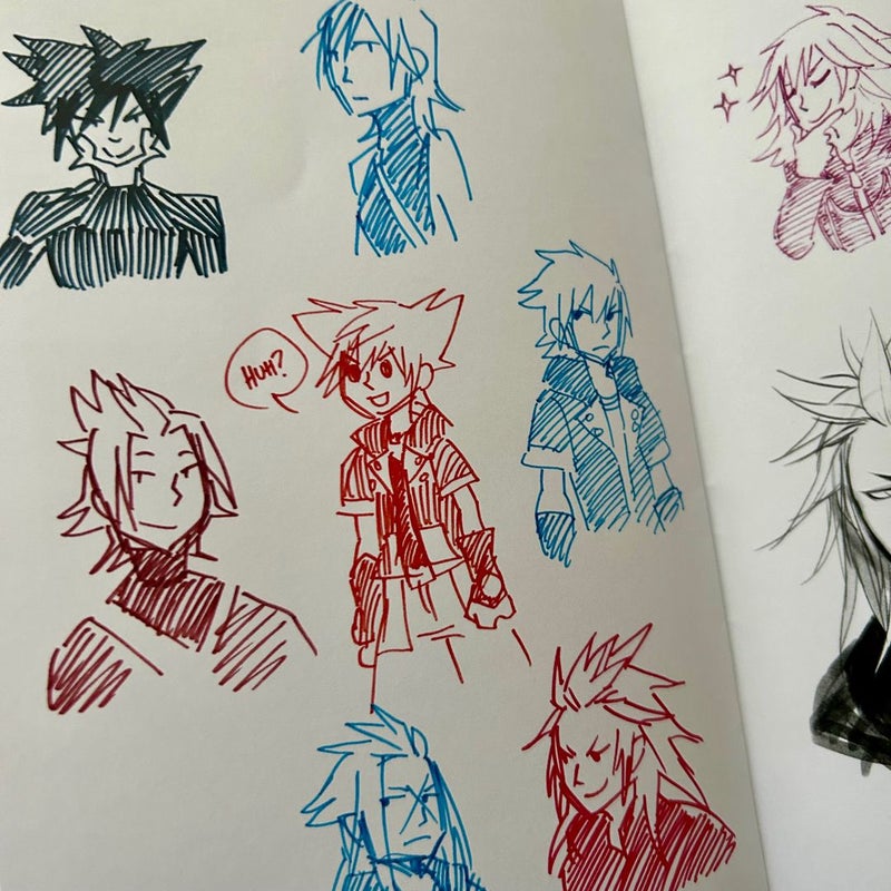 Kingdom Hearts “This Might Be A Good Spot To Find Some Sketches” Zine