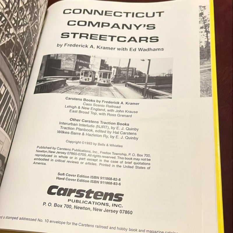 Connecticut Company’s Streetcars