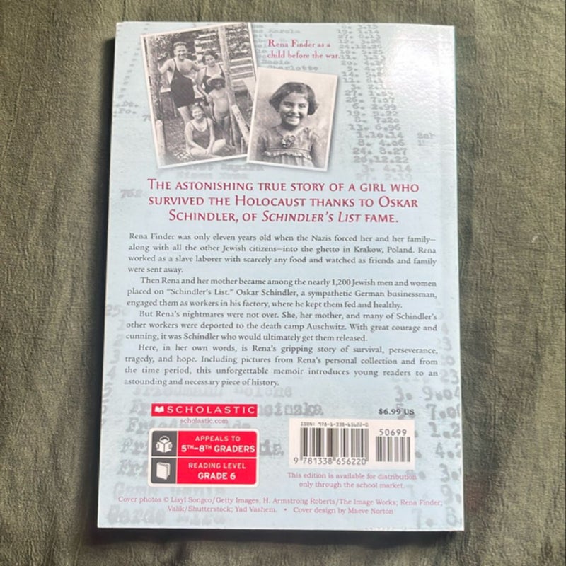 My Survival A Girl On Schindlers List