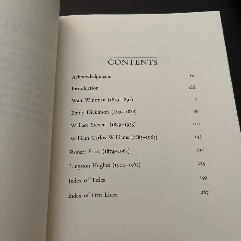 Six American Poets
